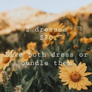 2 dresses for $70